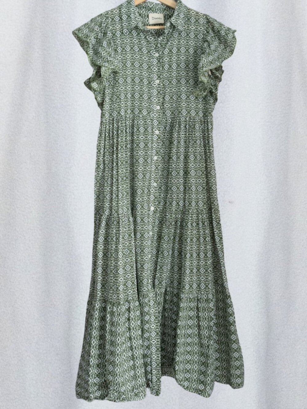 Dixie Made in Italy Cotton Maxi Dress